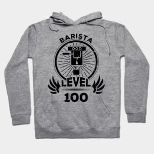 Level 100 Barista Coffee Maker Gift Hoodie